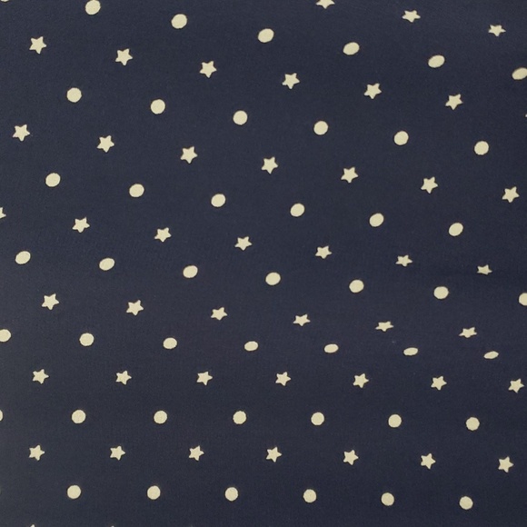 Madewell Silk Navy Stars & Dots Mini Dress Criss Cross Back & Pockets - Picture 4 of 9